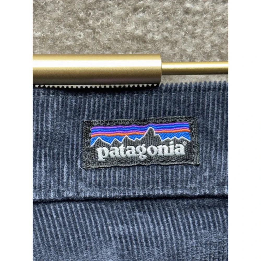Patagonia Organic Cotton Everyday Cord Pants Women 27x28 Navy Blue NWT Outerwear